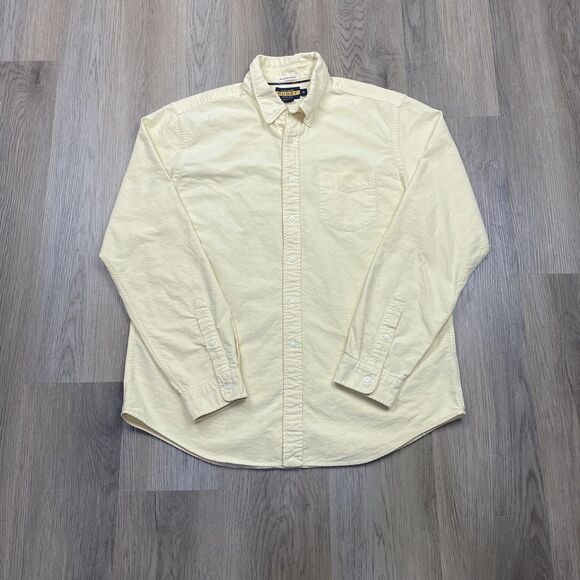 Ralph Lauren Rugby Shirt Mens Extra Large Yellow University Oxford Button Down - Picture 1 of 12